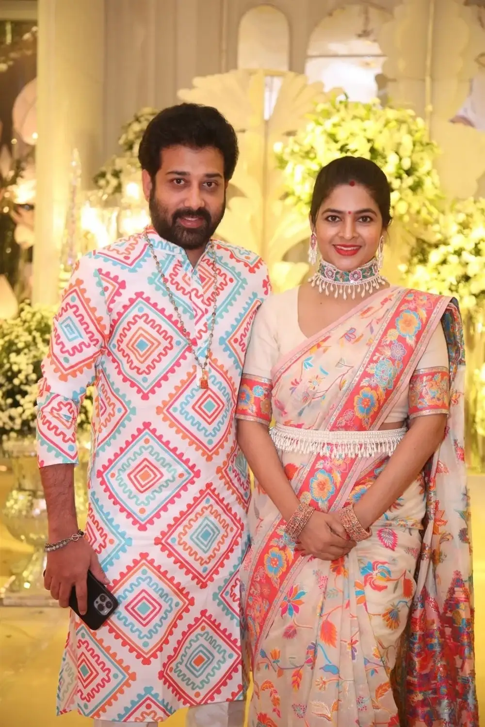 Telugu Actor Sharwanand and Rakshita Wedding Reception Images